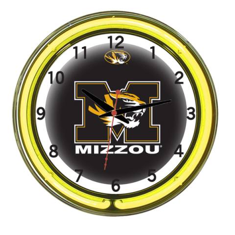 Missouri Tigers 18 Inch Neon Clock