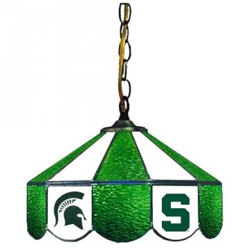 Michigan State Spartans 14 Inch Swag Hanging Lamp