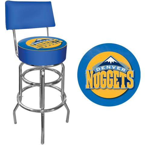 Denver Nuggets Bar Stool with Back