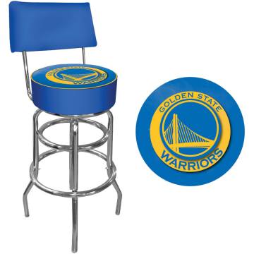 Golden State Warriors Bar Stool with Back