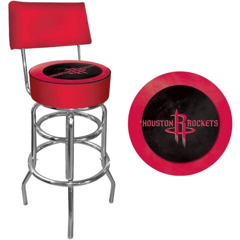 Houston Rockets Bar Stool with Back