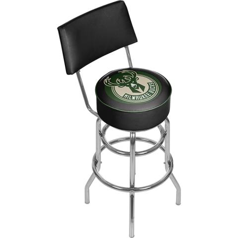 Milwaukee Bucks Bar Stool with Back