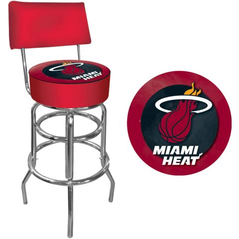 Miami Heat Bar Stool with Back