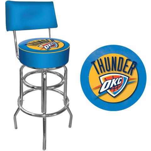 Oklahoma City Thunder Bar Stool with Back