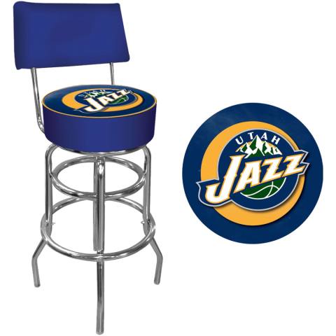 Utah Jazz Bar Stool with Back