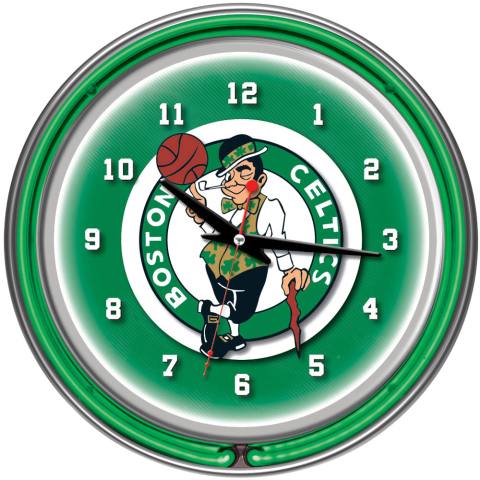 Boston Celtics Neon Clock