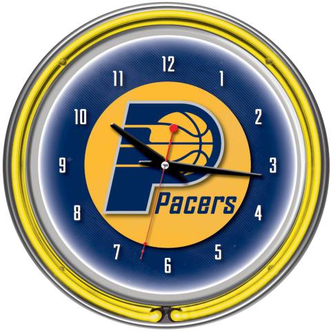 Indiana Pacers Neon Clock