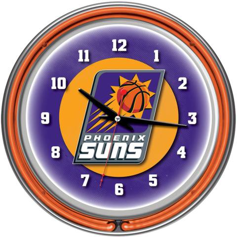 Phoenix Suns Neon Clock