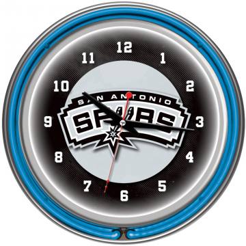 San Antonio Spurs Neon Clock