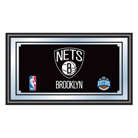 Brooklyn Nets Framed Mirror