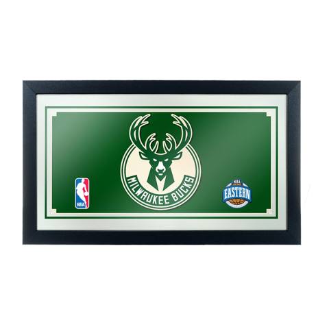 Milwaukee Bucks Framed Mirror