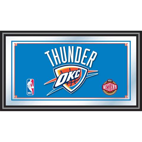 Oklahoma City Thunder Framed Mirror