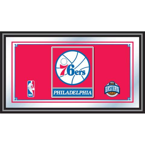 Philadelphia 76ers Framed Mirror