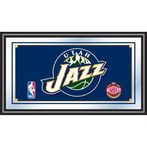 Utah Jazz Framed Mirror