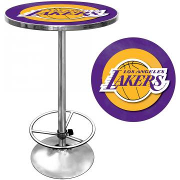 Los Angeles Lakers Chrome Pub Table