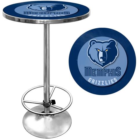 Memphis Grizzlies Chrome Pub Table