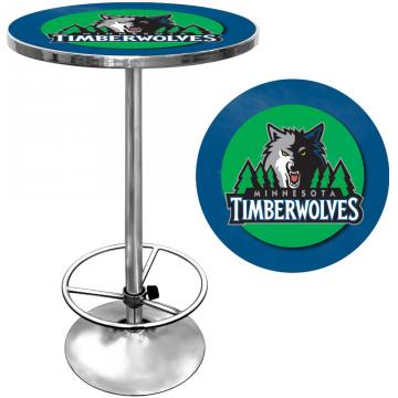 Minnesota Timberwolves Chrome Pub Table