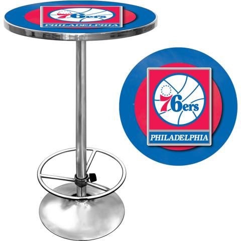 Philadelphia 76ers Chrome Pub Table