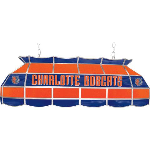 Charlotte Bobcats 40 Inch Glass Billiard Light