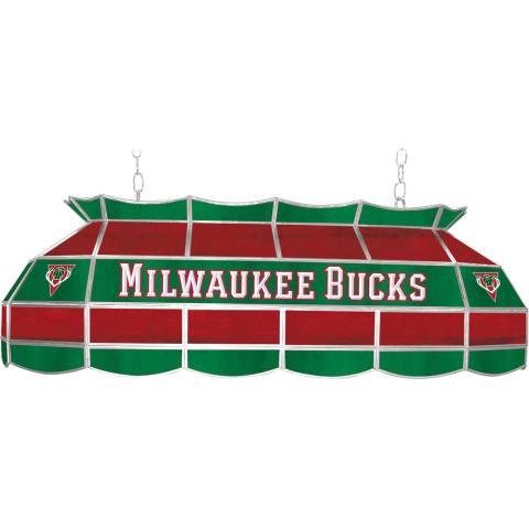 Milwaukee Bucks 40 Inch Glass Billiard Light