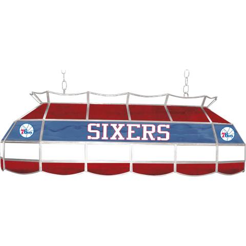 Philadelphia 76ers 40 Inch Glass Billiard Light