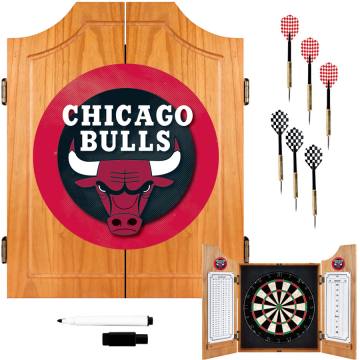 Chicago Bulls Dart Board Set