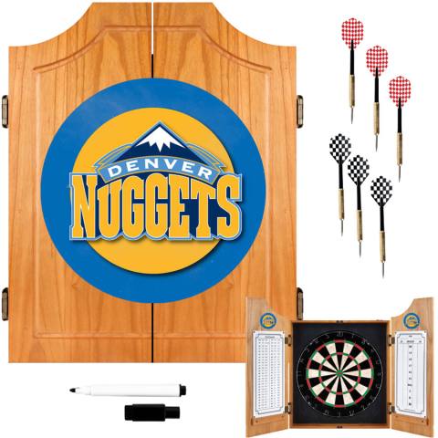 Denver Nuggets Dart Board Set