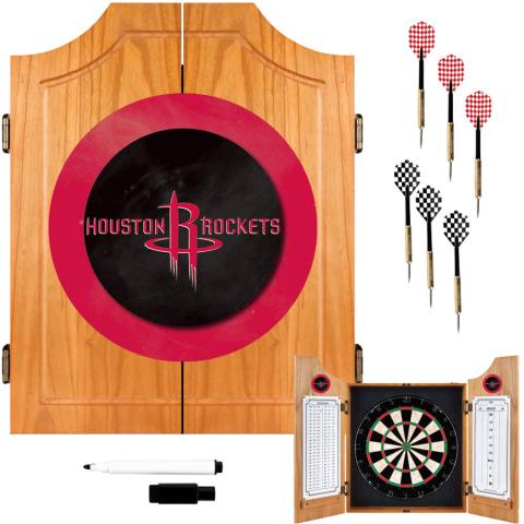 Houston Rockets Dart Board Set