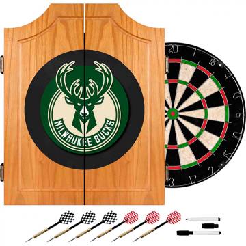 Milwaukee Bucks Dart Board Set