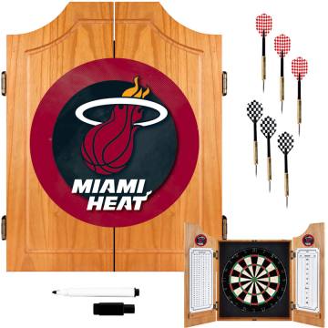 Miami Heat Dart Board Set