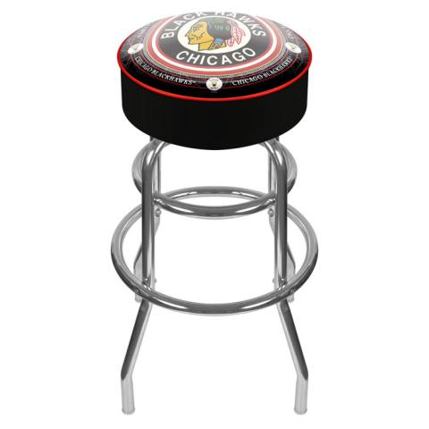 NHL Throwback Chicago Blackhawks Bar Stool