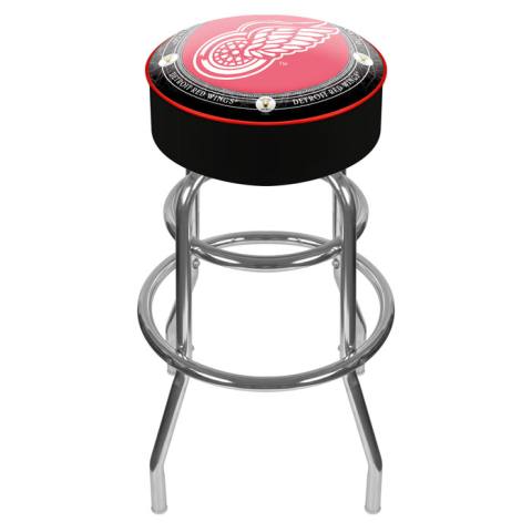 NHL Throwback Detroit Red Wings Bar Stool