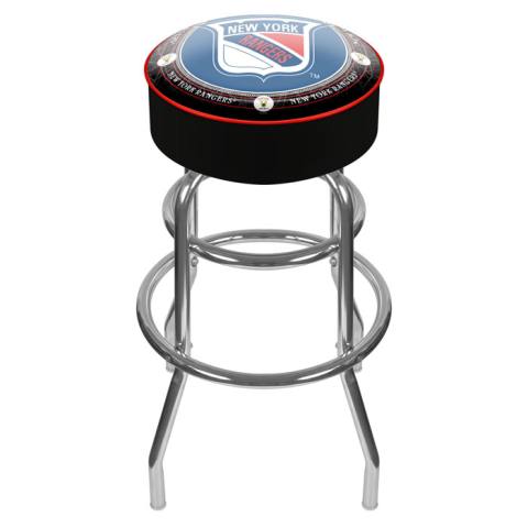 NHL Throwback New York Rangers Bar Stool