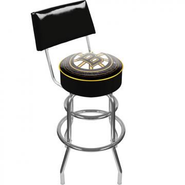 Boston Bruins Bar Stool with Back