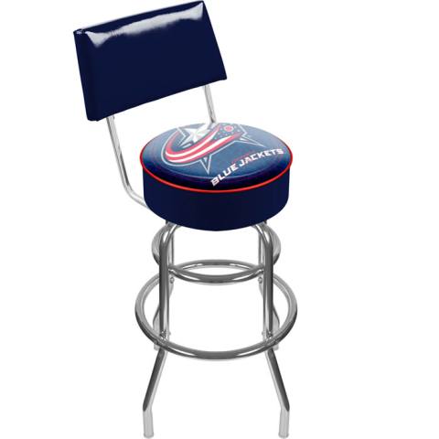 Columbus Blue Jackets Bar Stool with Back