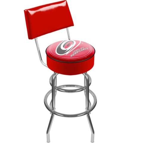 Carolina Hurricanes Bar Stool with Back