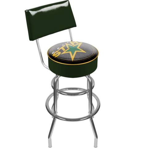 Dallas Stars Bar Stool with Back