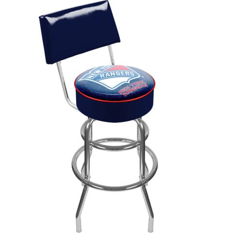 New York Rangers Bar Stool with Back