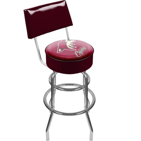 Arizona Coyotes Bar Stool with Back