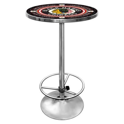 Chicago Blackhawks Vintage Pub Table