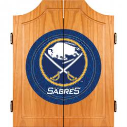 Buffalo Sabres Dart Board Cabinet Set