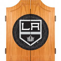 Los Angeles Kings Dart Board Cabinet Set