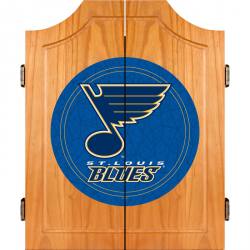 St. Louis Blues Dart Board Cabinet Set
