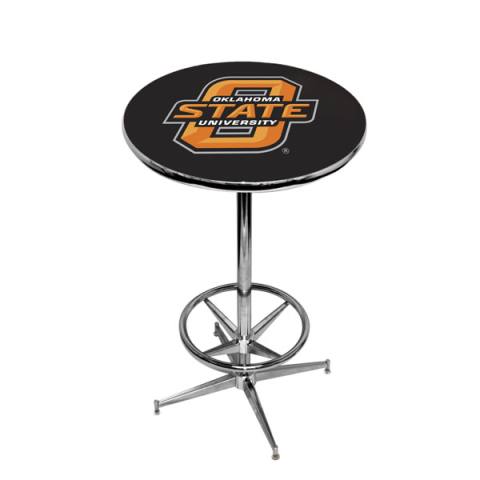 Oklahoma State Cowboys Chrome Pub Table