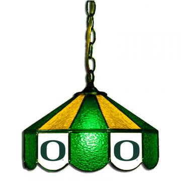 Oregon Ducks 14 Inch Swag Hanging Lamp