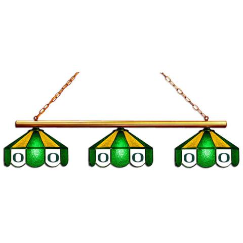 Oregon Ducks 3 Shade Billiard Light