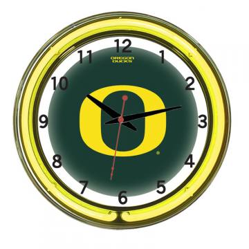 Oregon Ducks 18 Inch Neon Clock