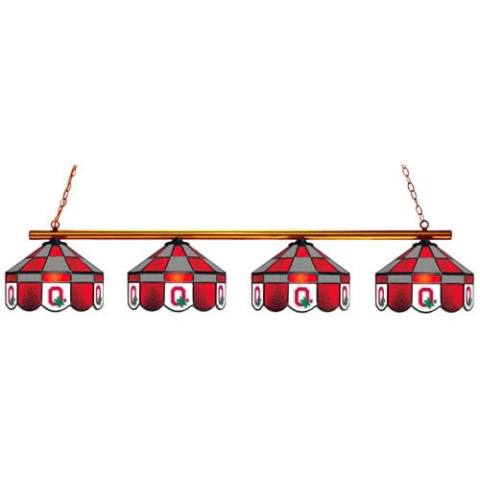 Ohio State Buckeyes Executive 4 Light Billiard Light