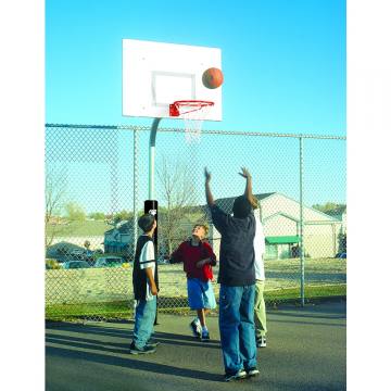 Bison Tough-Duty 54 Inch Perforated Steel Basketball System