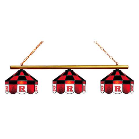 Rutgers Scarlet Knights Executive 3 Shade Billiard Lamp